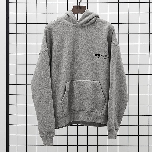 Fear-of-God-Essentials-Hoodie-dark-oatmeal - Picture 1 of 9